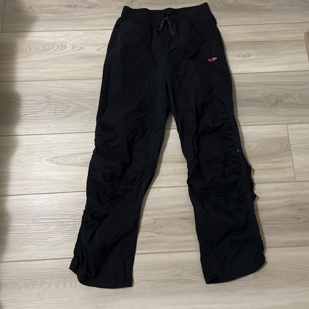 C9 Champion® Girls' Woven Joggers Black and Pink